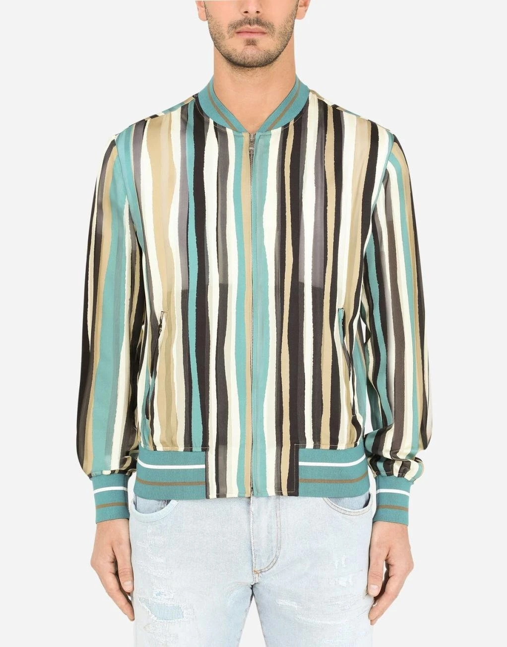 Dolce & Gabbana Multicolor Viscose Jacket