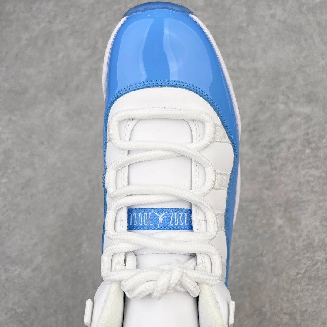 Air Jordan 11 Low "White & University Blue" Premium Sneakers