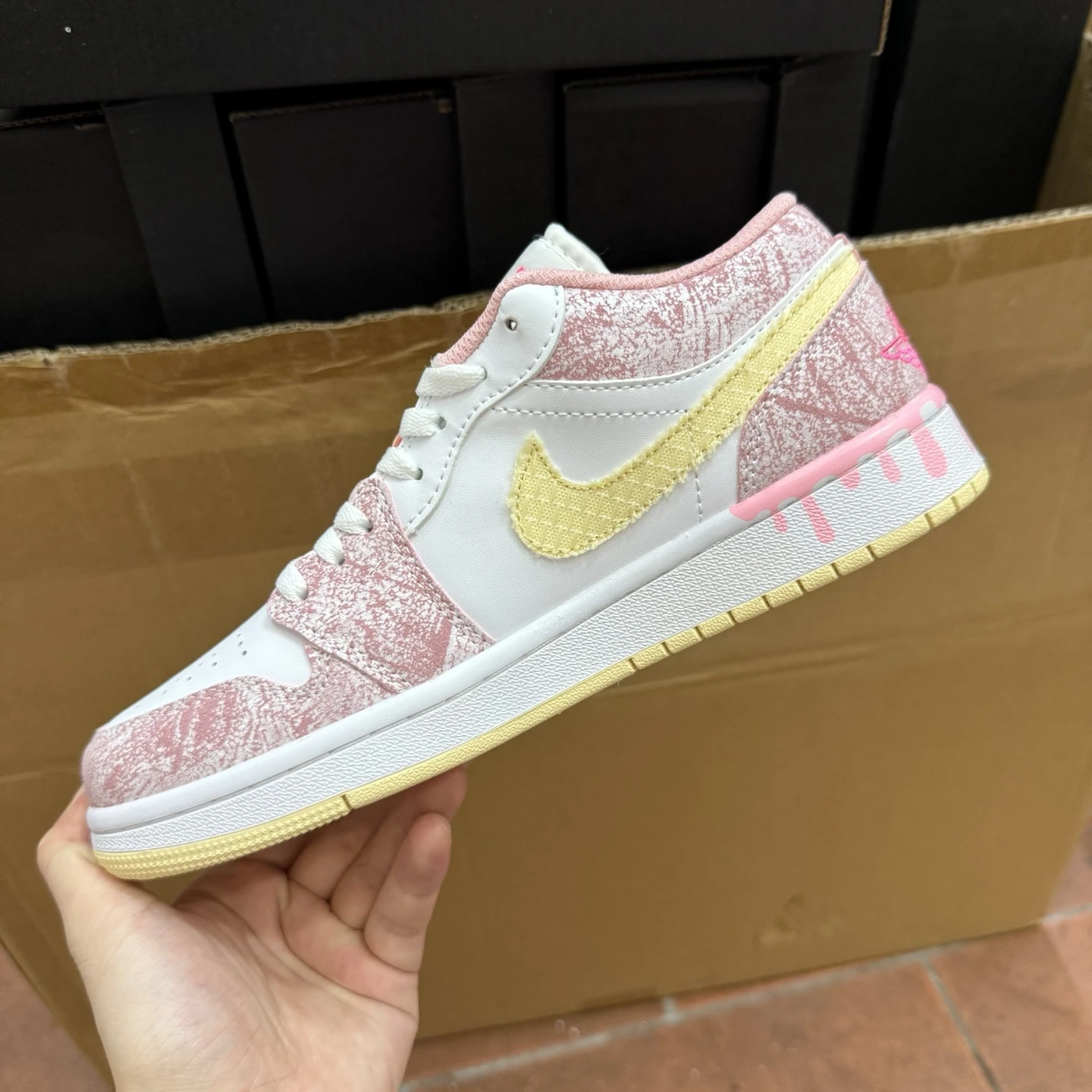 . Air Jordan Low – Pink Frost Edition