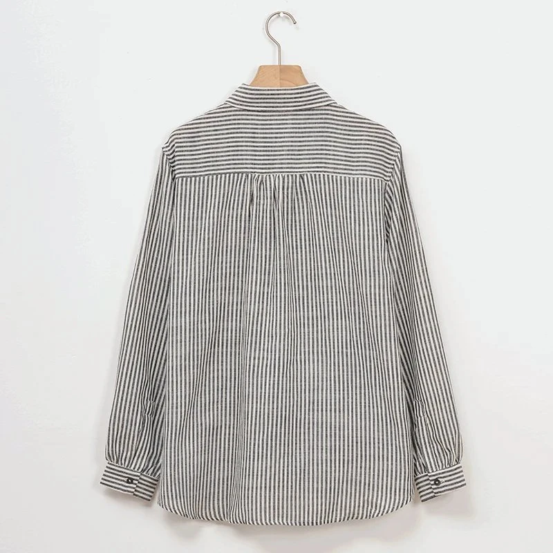 Vintage Linen Striped Women’s Shirt