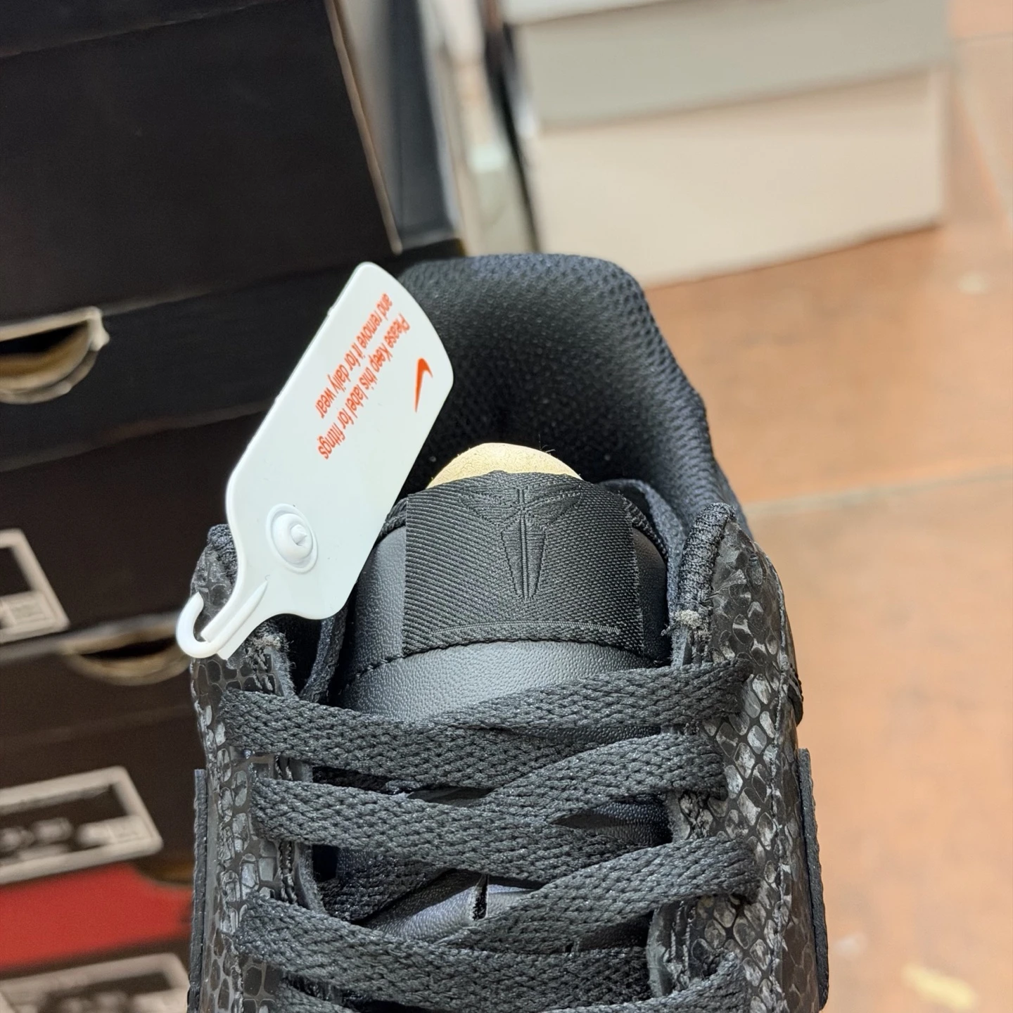 Nike Air Force 1 Low Mamba Edition Sneakers – Triple Black Snakeskin