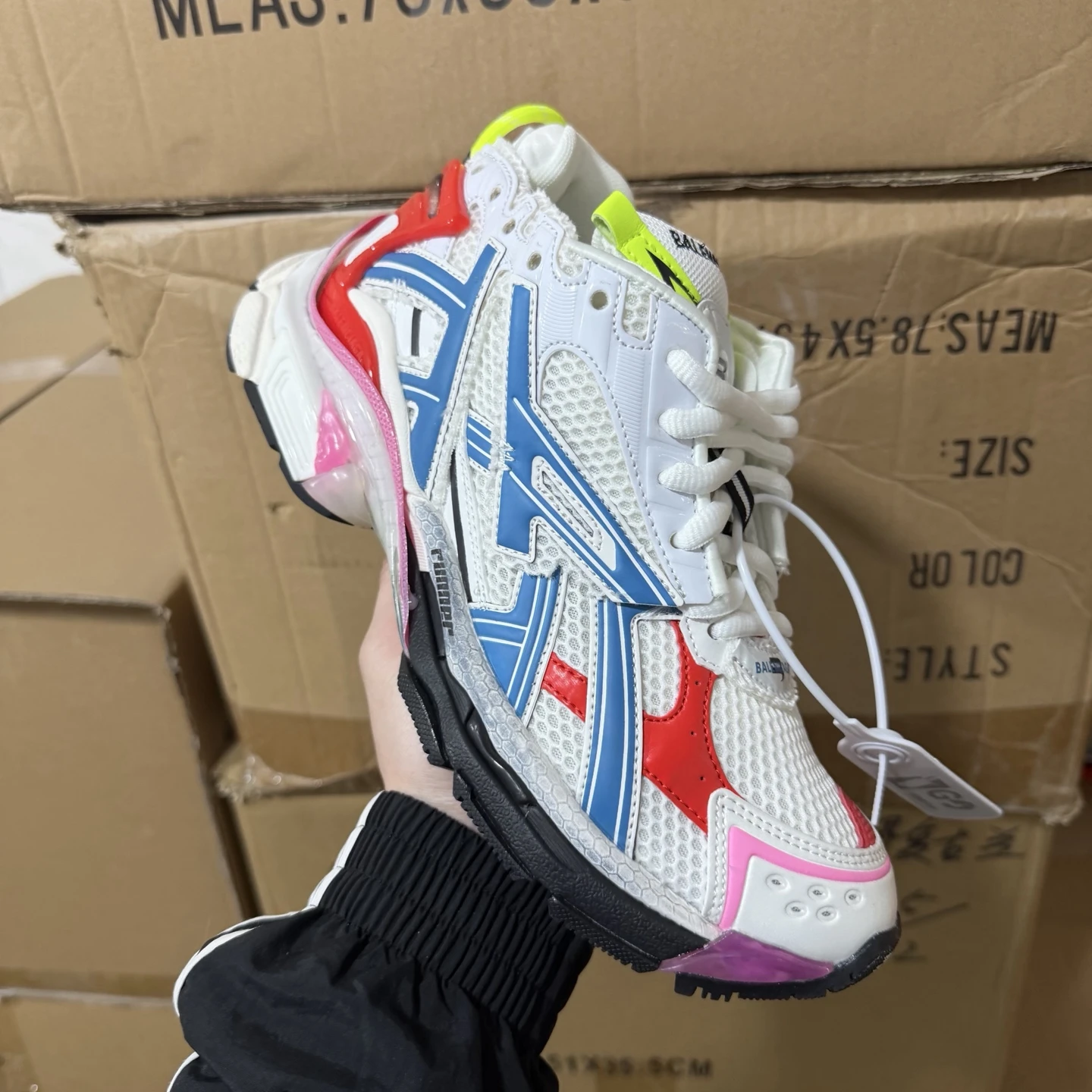 Balenciaga Track Sneaker – Multicolor Pop Edition