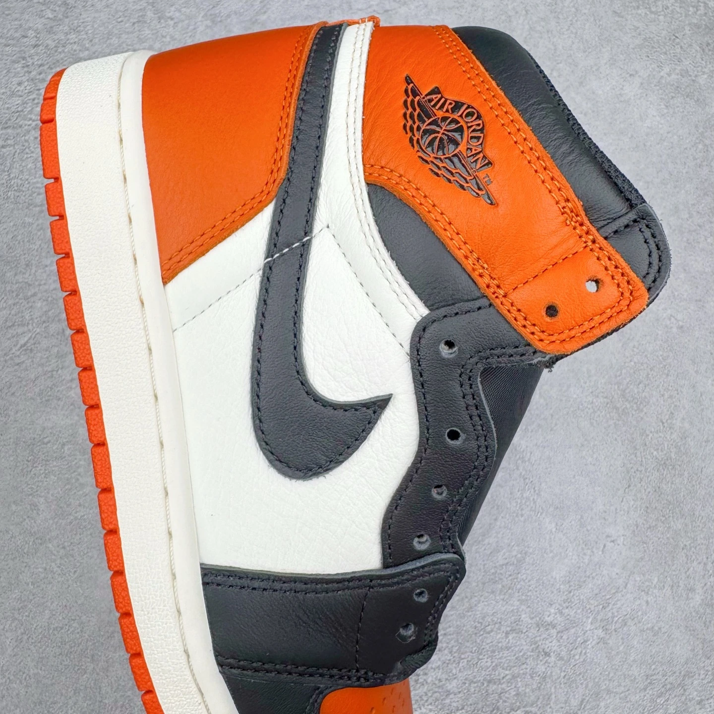 Nike Air Jordan 1 Low "Black & Orange" Premium Sneakers