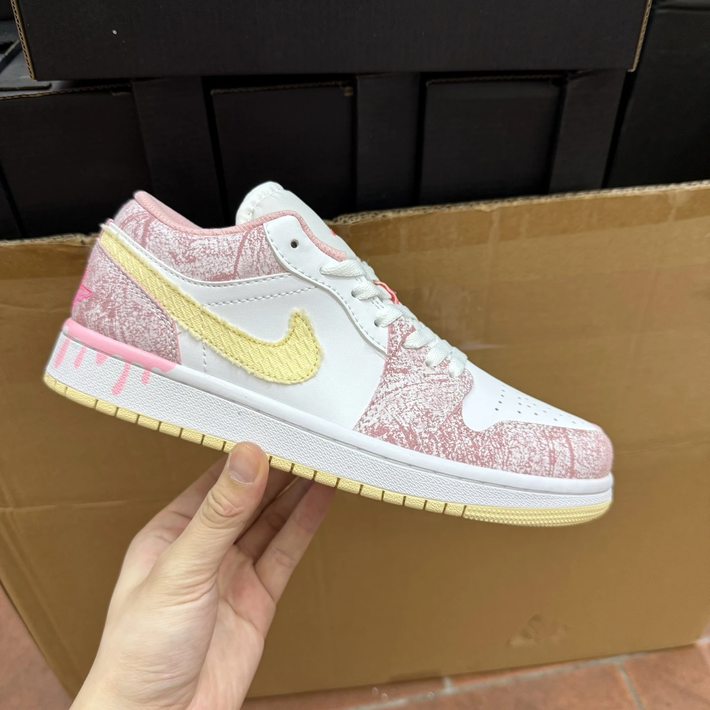 . Air Jordan Low – Pink Frost Edition