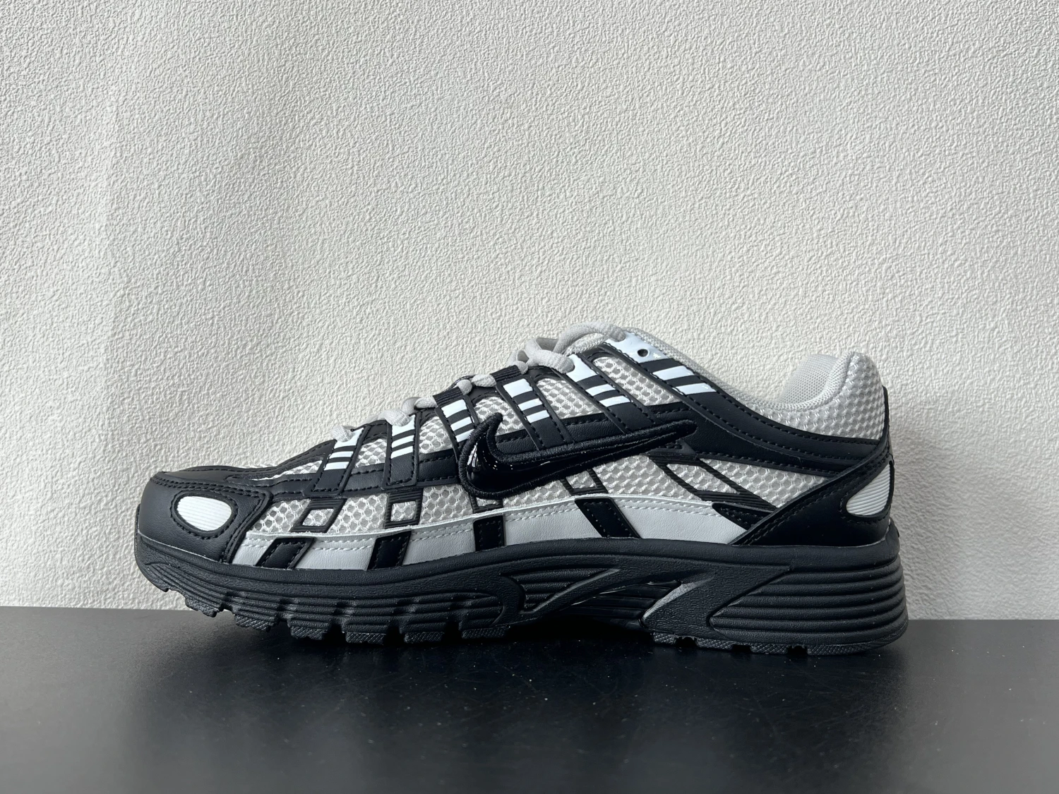 Nike P-6000 Black White Retro Running Sneakers – Premium Mesh Lifestyle Shoes