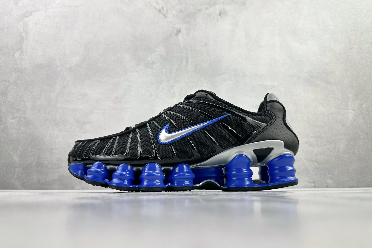 Nike Shox TL – Black, Silver & Royal Blue