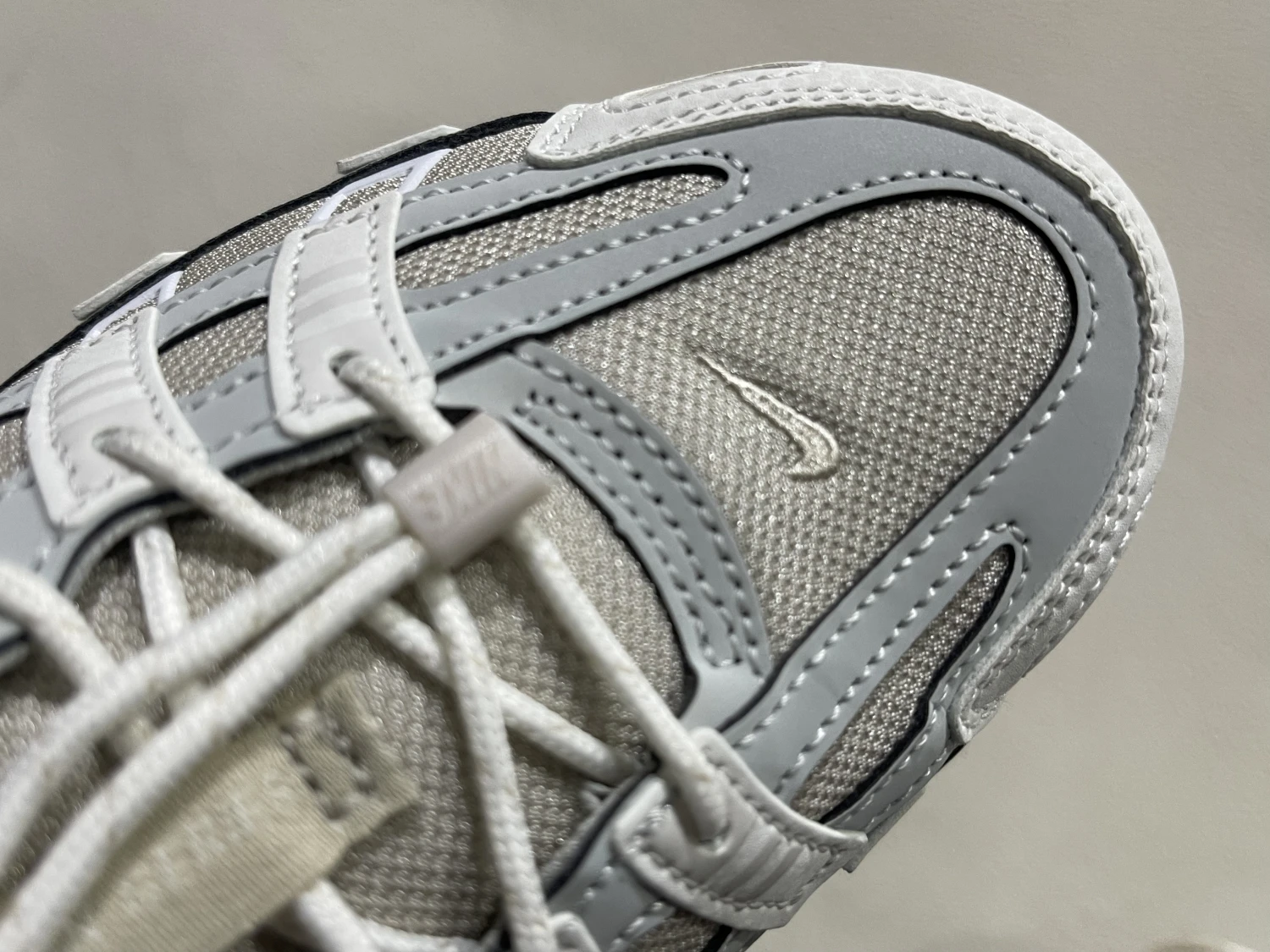 Nike Bomberman Series Sneakers – Light Grey, White & Silver