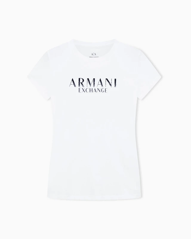 Armani Exchange Women's Rhinestone Print T-shirt