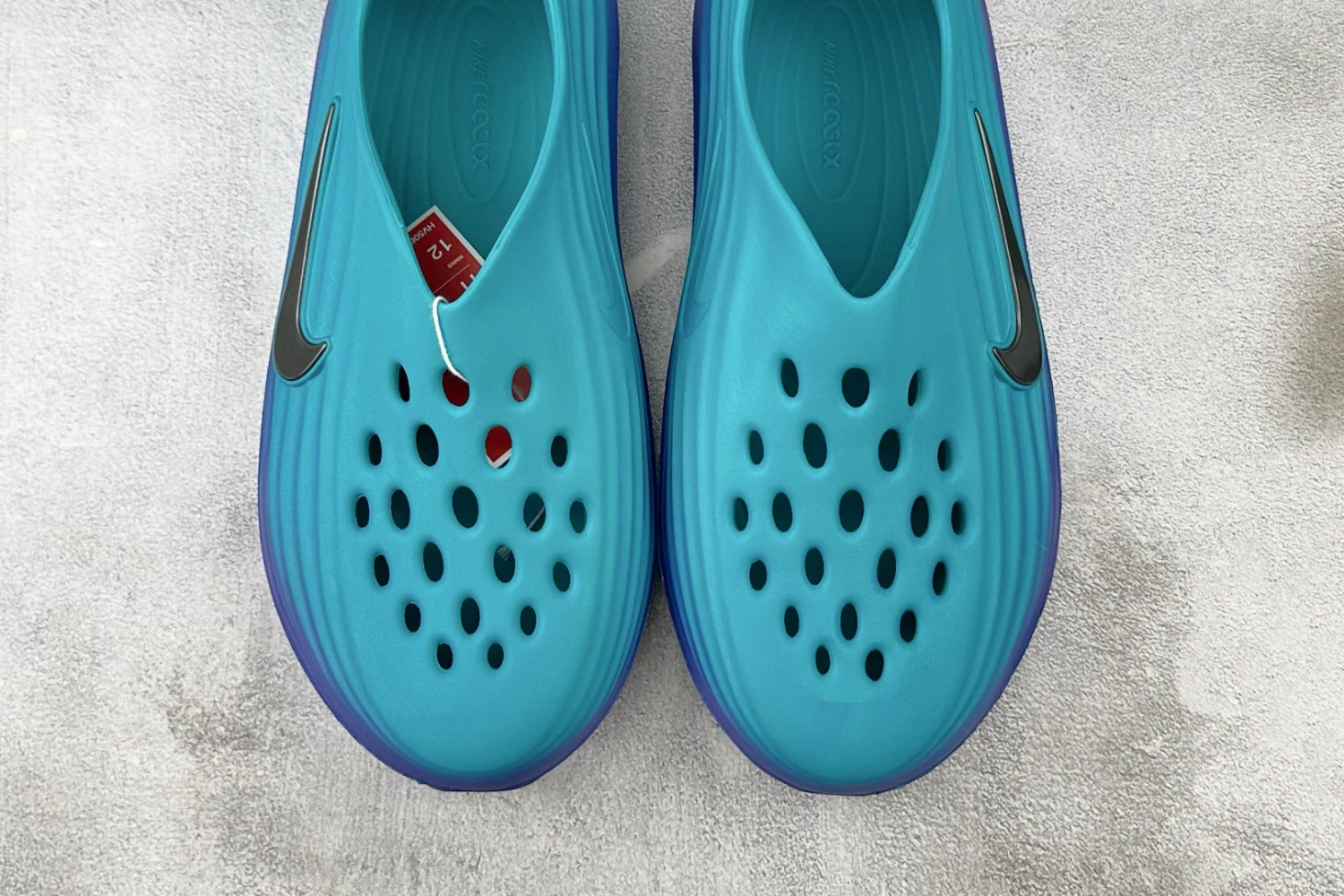 Nike Calm Mule – Aqua Blue & Purple Gradient