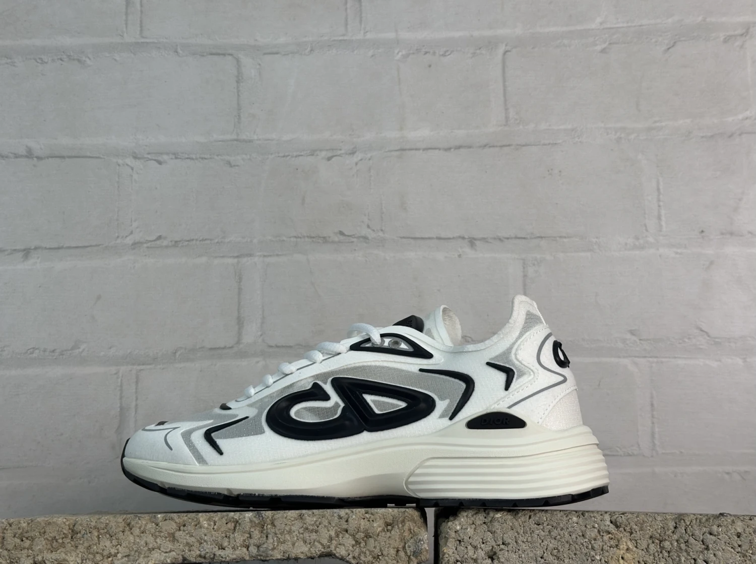 Dior B30 Premium Luxury Sneakers – White, Grey & Black Designer Running Shoes