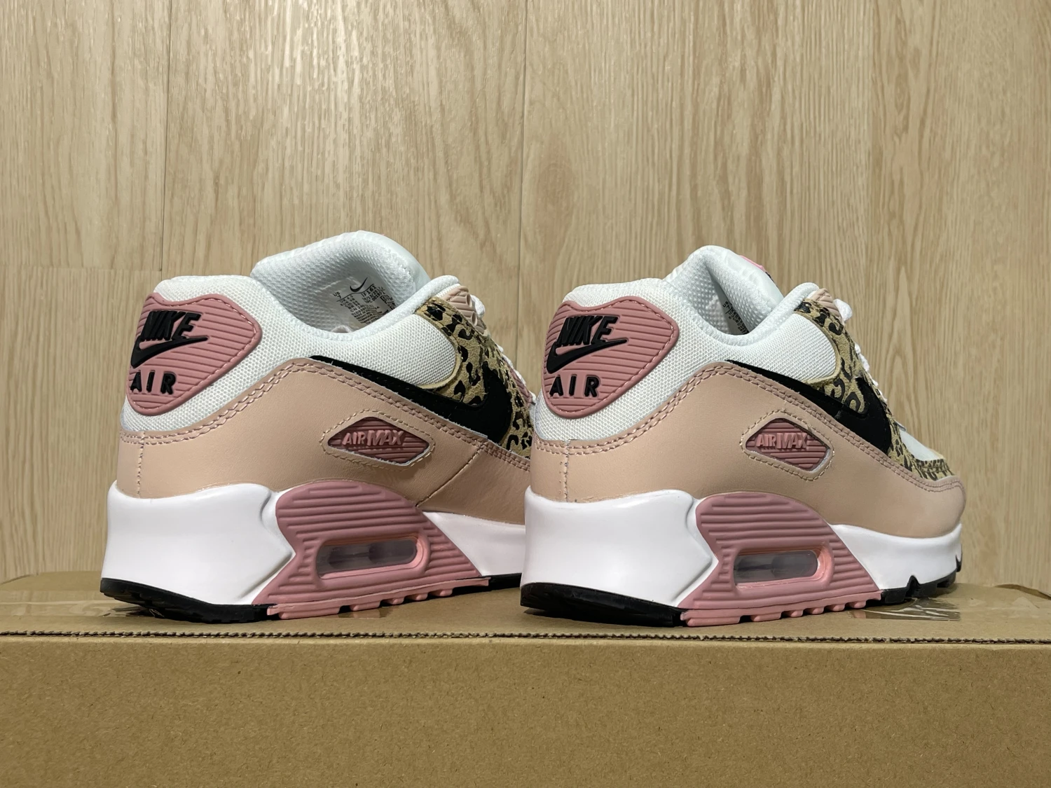 Nike Air Max 90 Leopard Pink Sneakers – Women’s Premium Animal Print Lifestyle Shoes