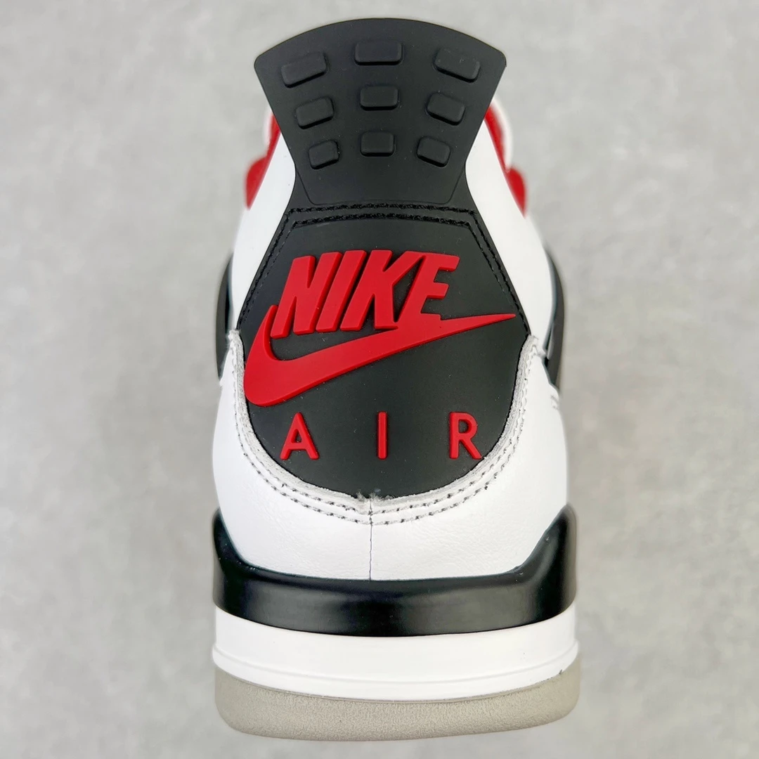 Air Jordan 4 Retro Sneakers – White Red Black