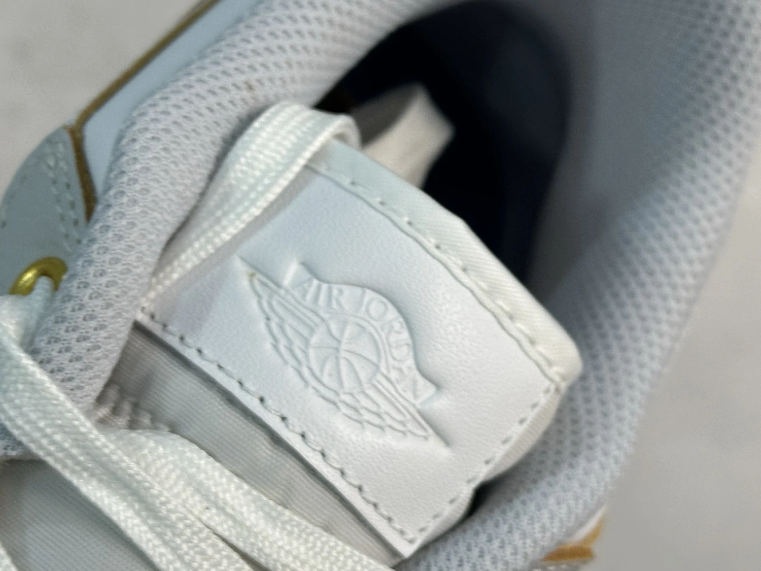 Air Jordan Legacy 312 Low "White, Royal Blue & Metallic Gold" Premium Sneakers