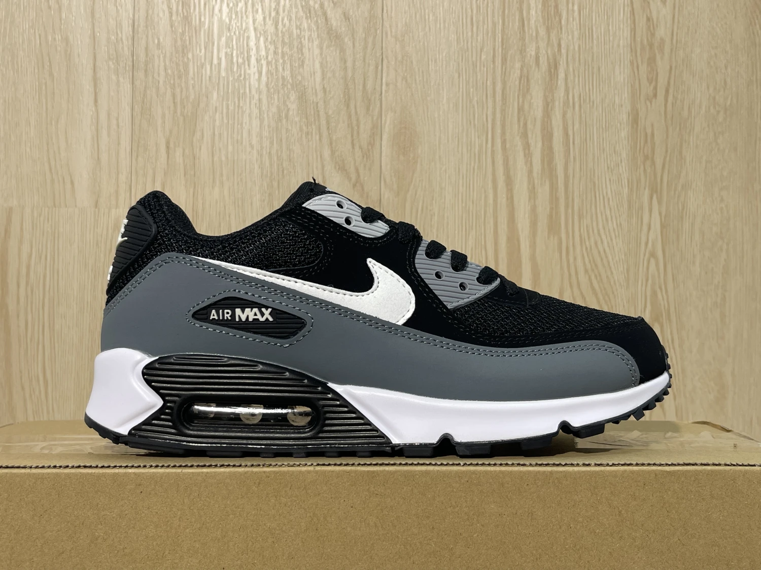 Nike Air Max 90 – Black, Wolf Grey & White