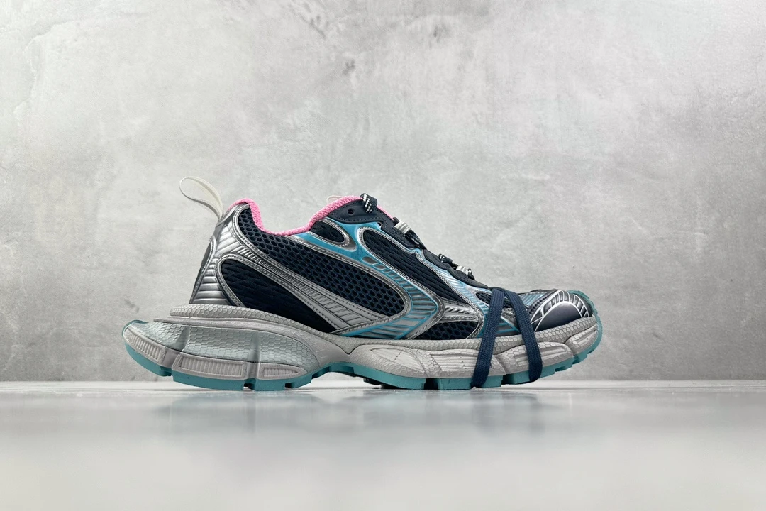 Balenciaga 3XL Sneaker – Navy Pink Silver Edition