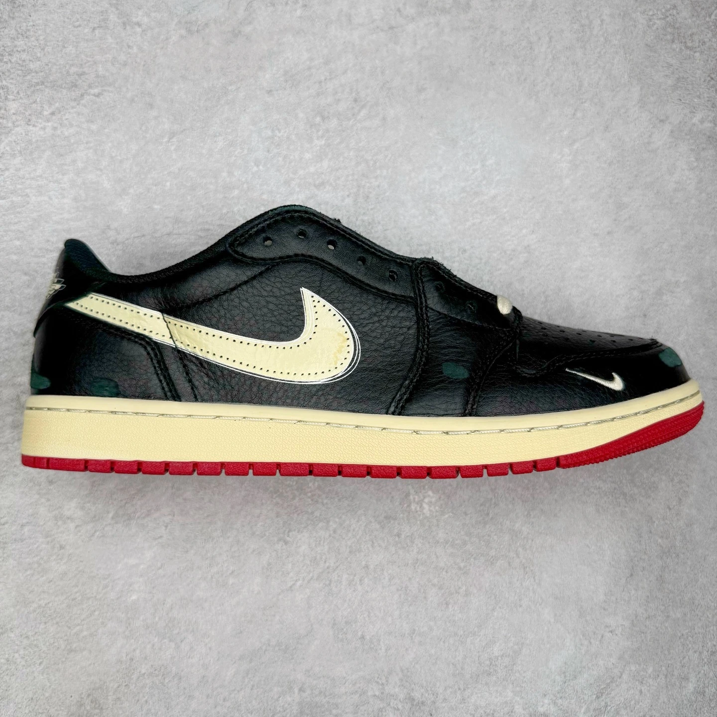 Nike Air Jordan 1 Low "Black/Off-White" Lifestyle Sneakers