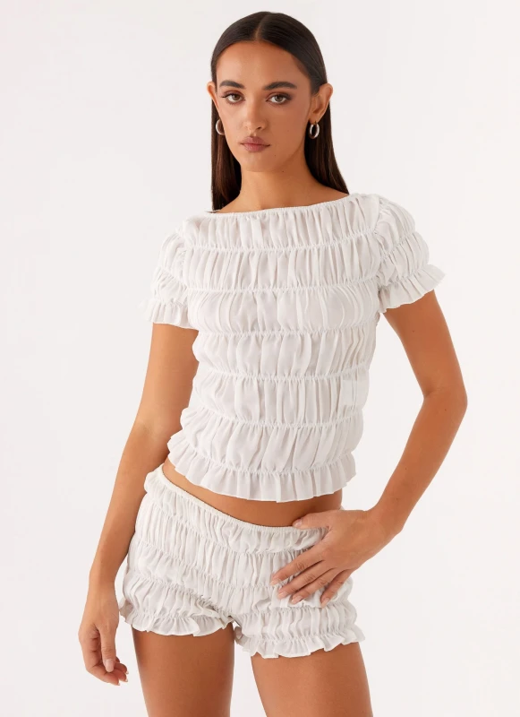 Ruched 2 Piece Women’s Summer Set