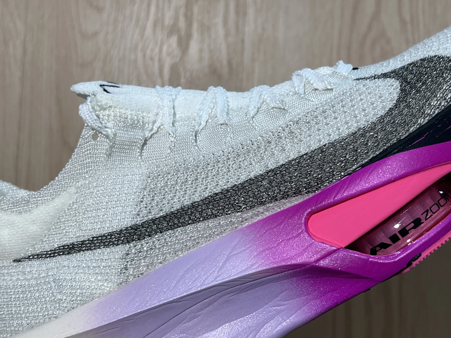 Nike Air Zoom Alphafly 3 Performance Sneakers – White Pink Purple