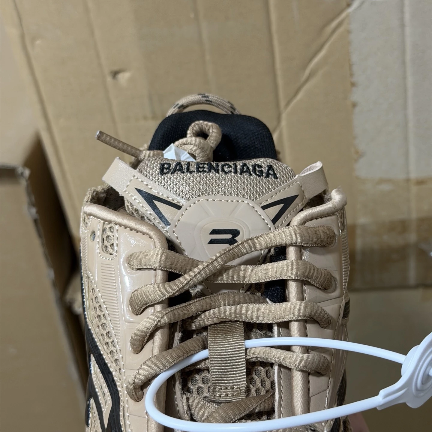 Balenciaga Track Sneaker – Sand Beige & Black Edition