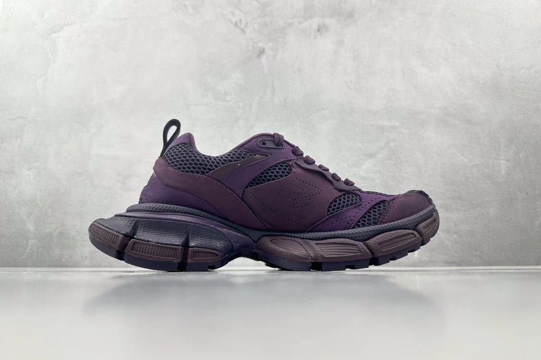 Balenciaga Runner Sneaker – Deep Purple Monochrome Edition