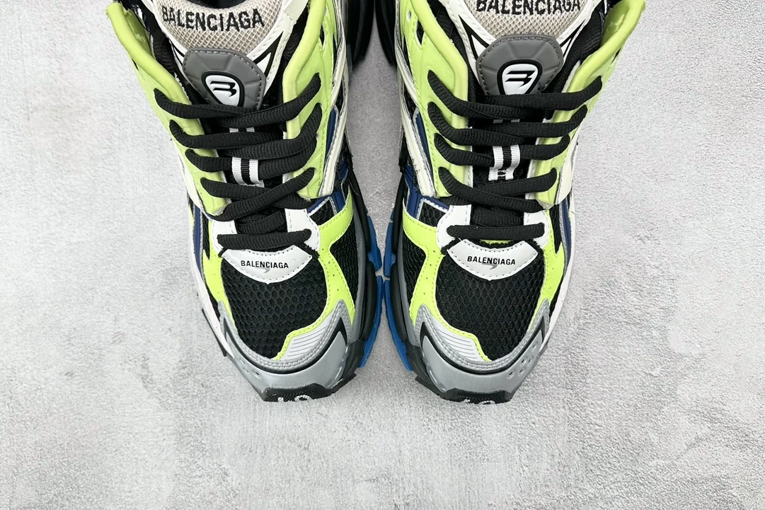 Balenciaga 3XL Black Neon Green Designer Sneaker