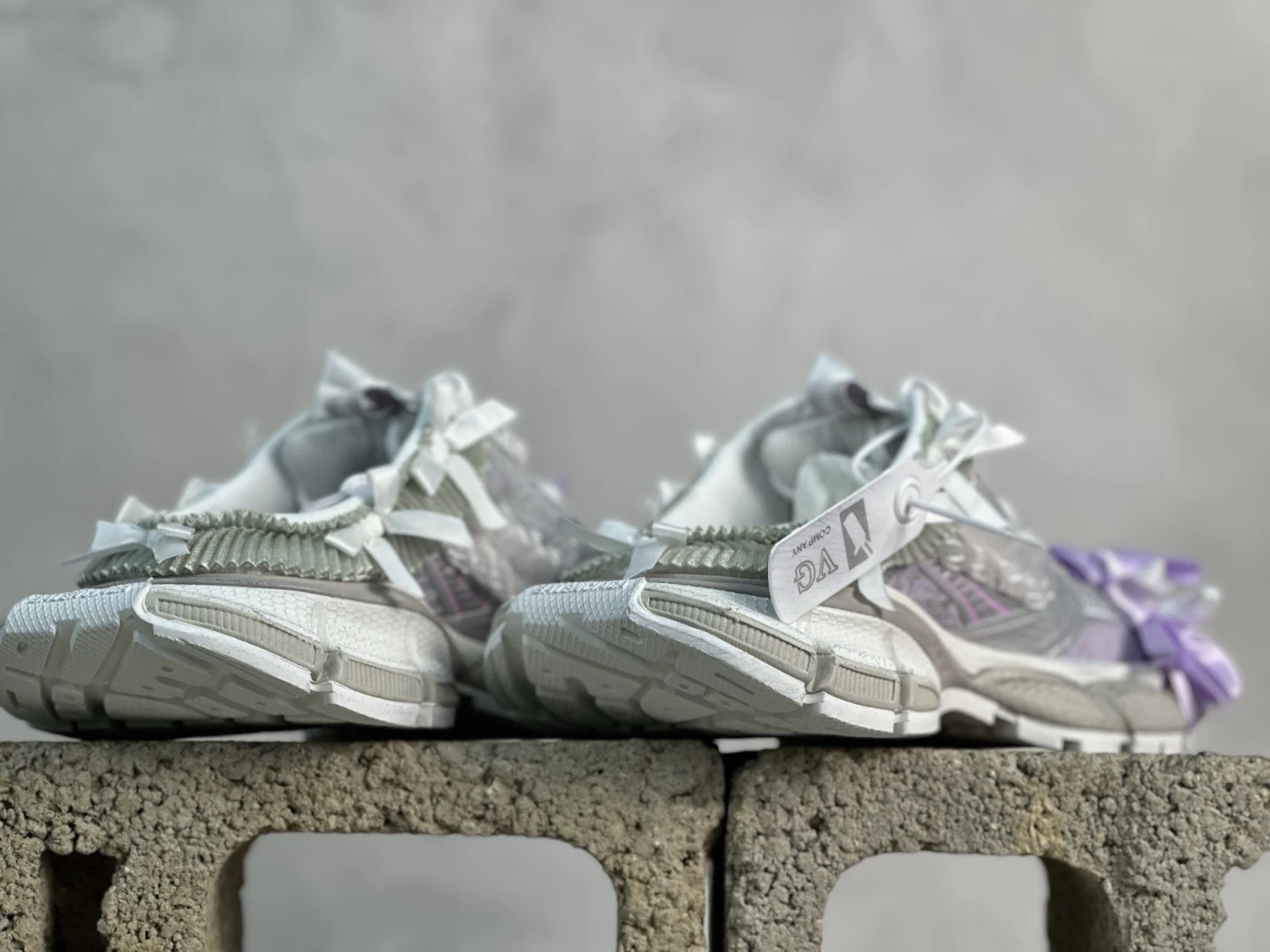 Balenciaga Runner Sneakers “White Lavender Ribbon Edition”