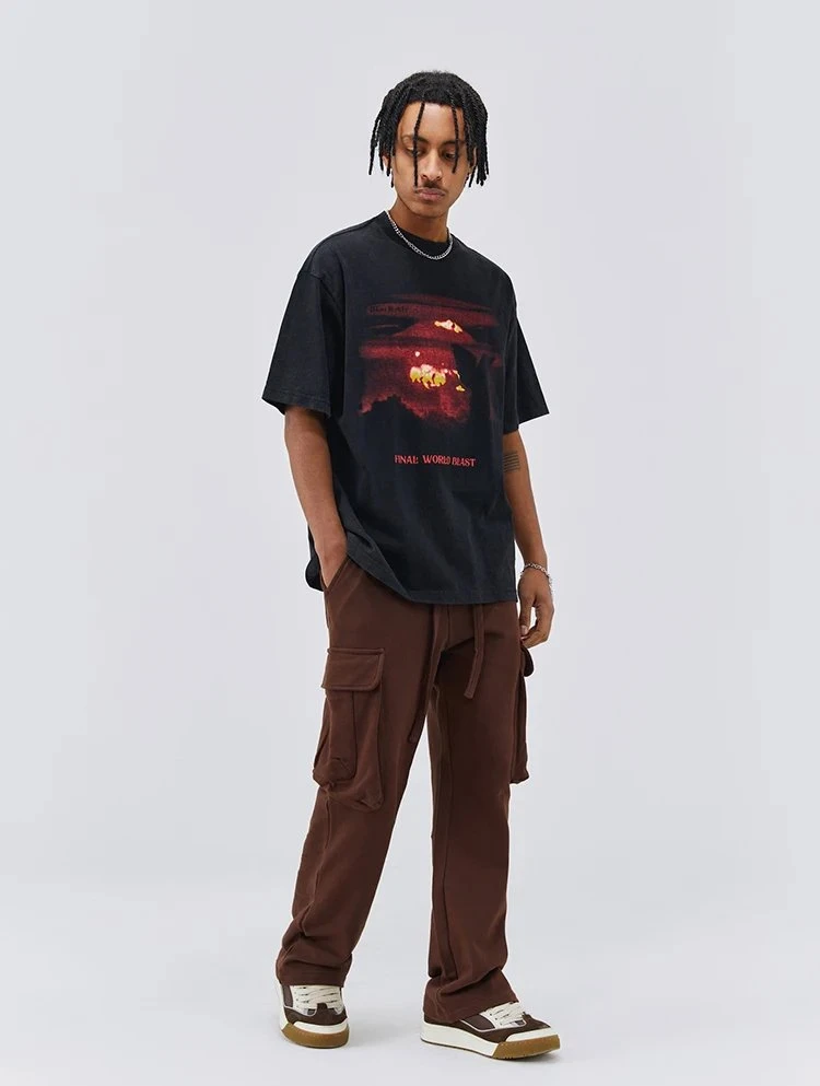 Men’s Hip Hop Streetwear T-Shirt