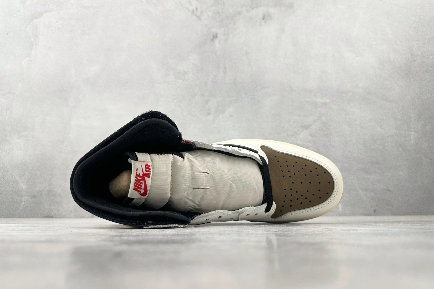 Air Jordan High OG – Sail White, Mocha Brown & Black Sneakers