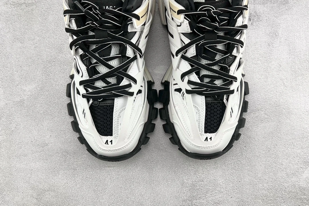 Balenciaga Track Sneaker – Black & White Edition