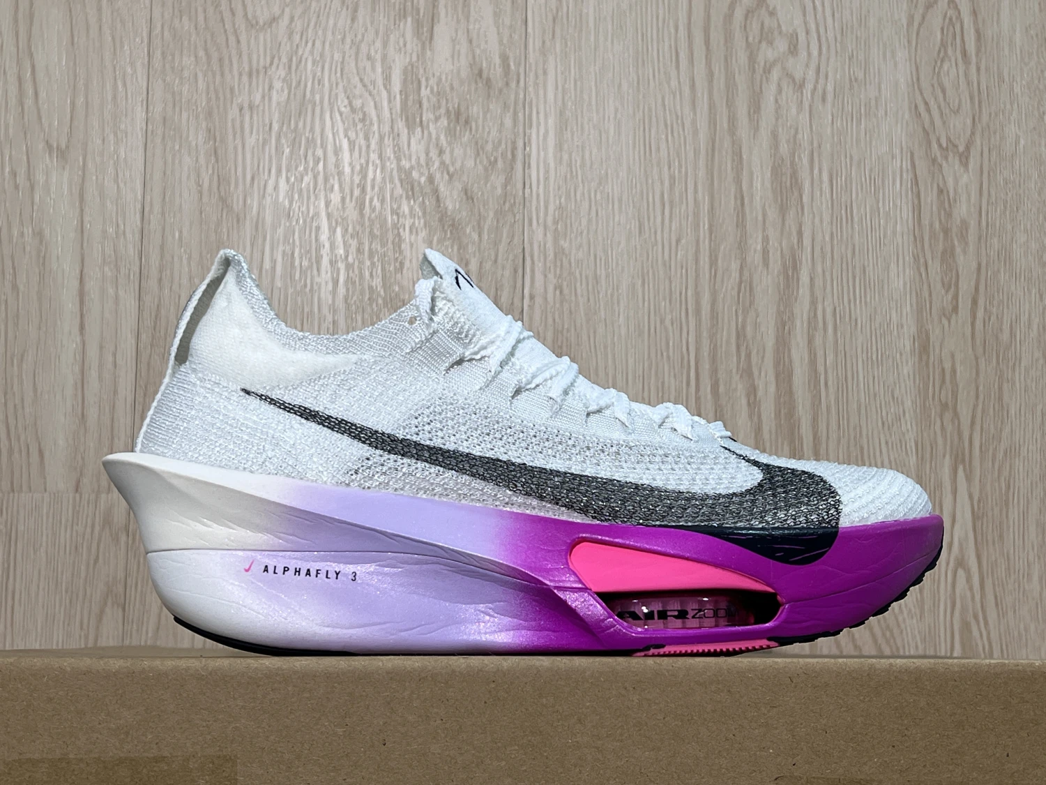 Nike Air Zoom Alphafly 3 Performance Sneakers – White Pink Purple