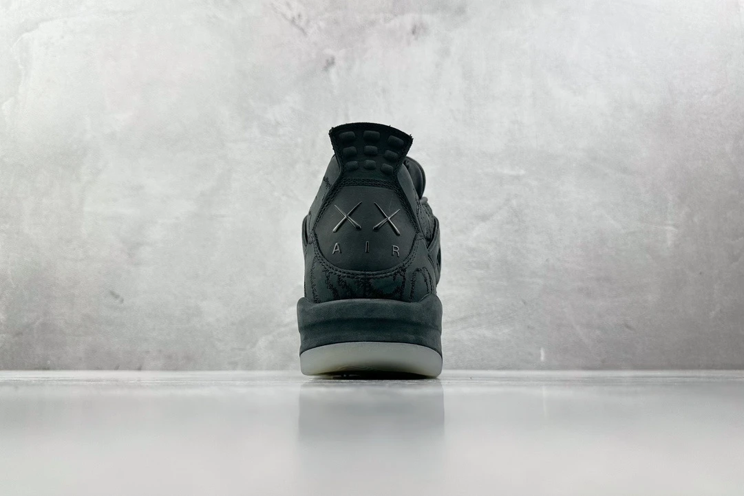 Air Jordan 4 Retro Sneakers –Triple Black Premium Edition
