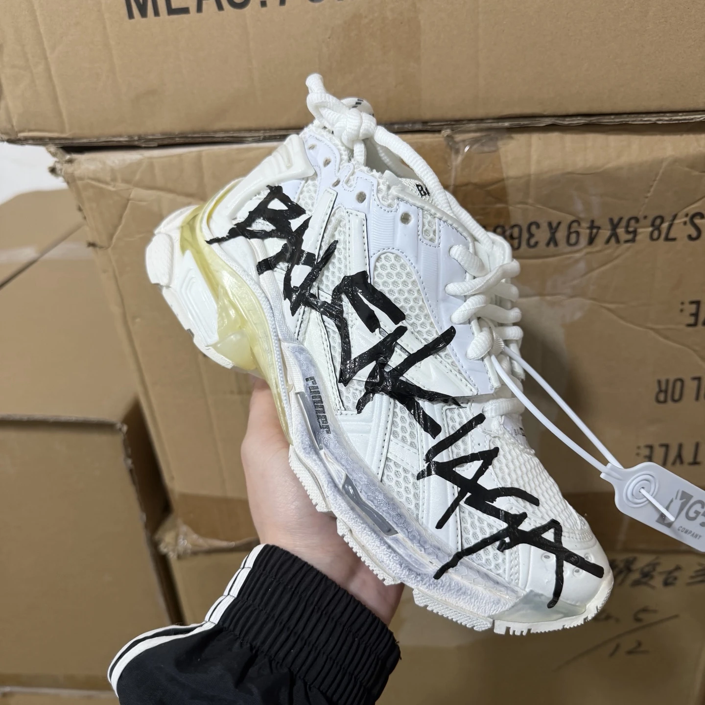 Balenciaga Track Sneaker – White Graffiti Edition