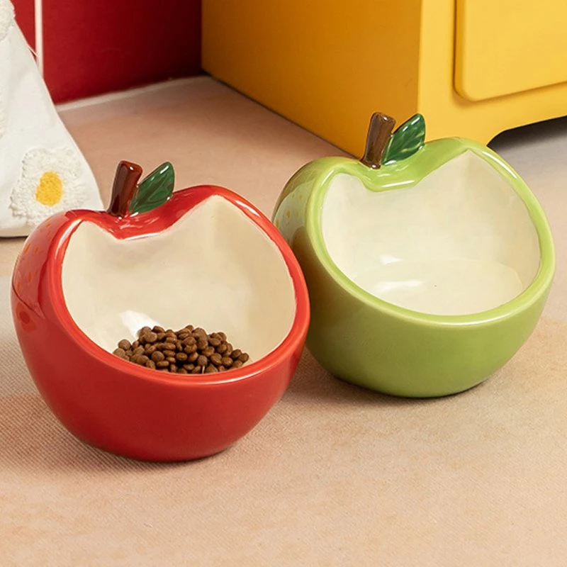 Ceramic Cat Food and Water Bowl