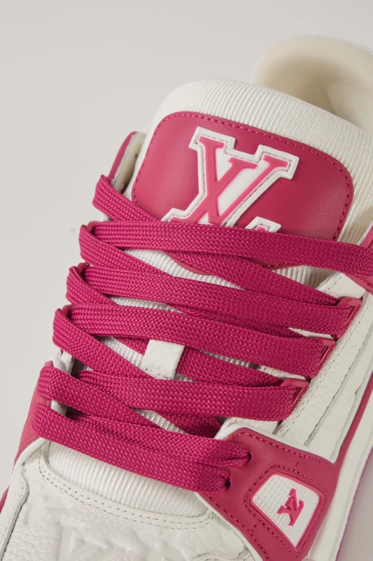 Louis Vuitton Pink & White Luxury Sneakers