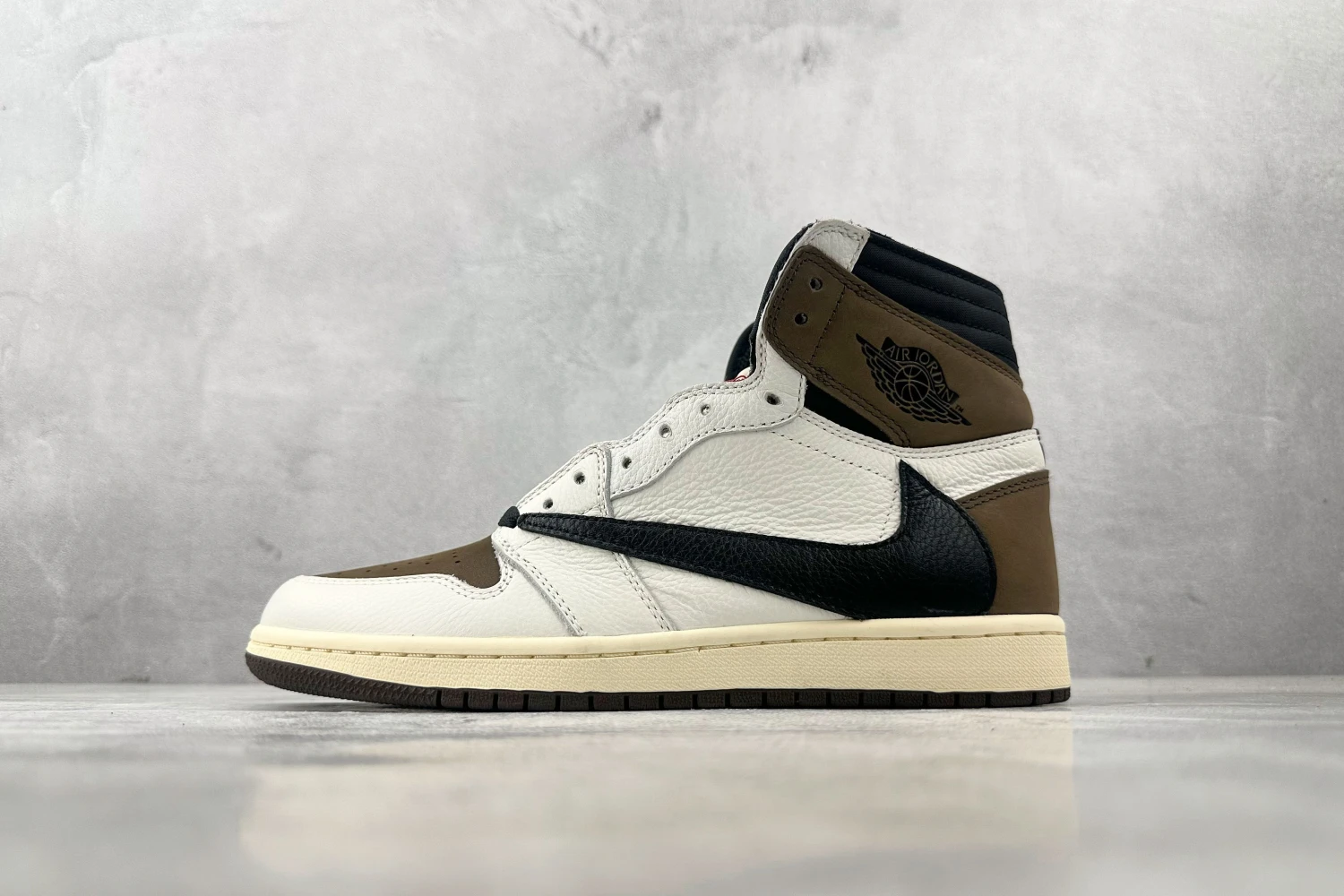 Air Jordan High OG – Sail White, Mocha Brown & Black Sneakers