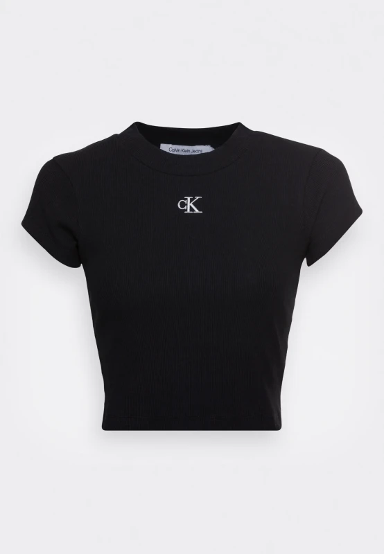 Calvin Klein Jeans Women's Black Printed T-Shirt