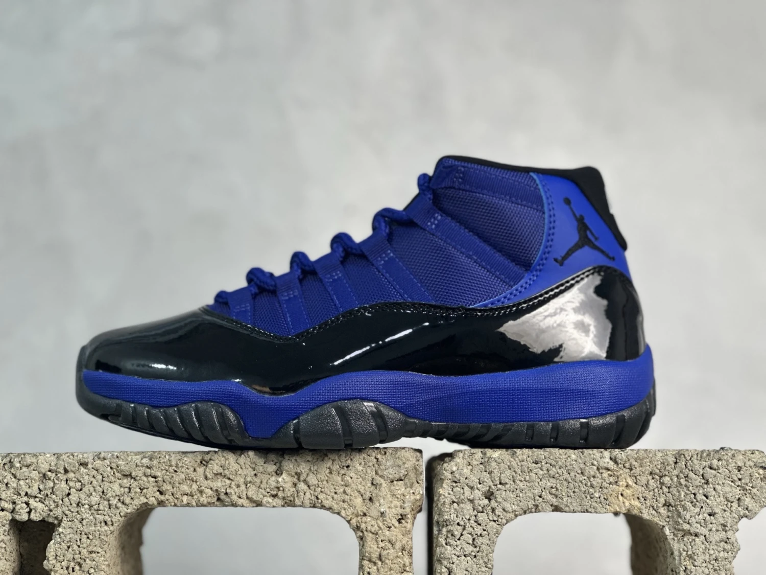 Air Jordan 11 Retro "Royal Blue & Black" Basketball Sneakers