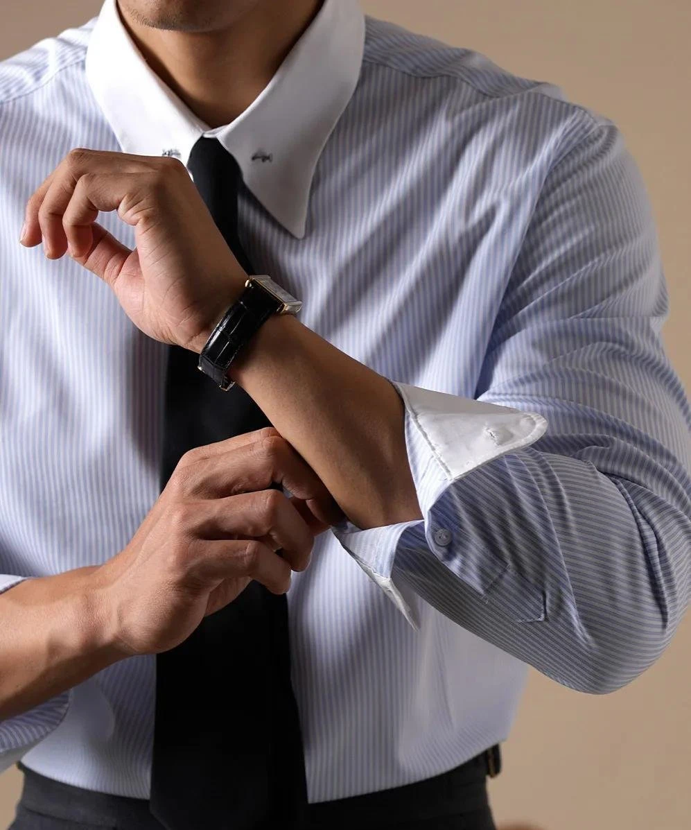 Men's Striped Modal Casual Business Shirt