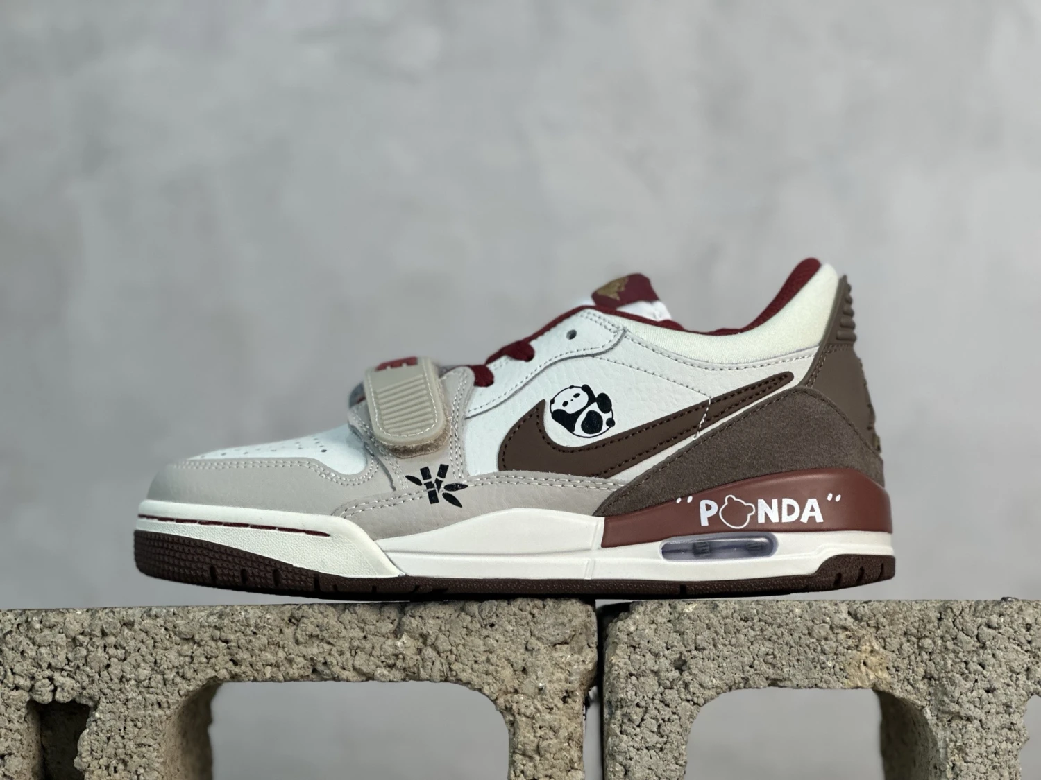 Air Jordan Legacy 312 Low "Sail, Light Taupe & Burgundy" Premium Sneakers