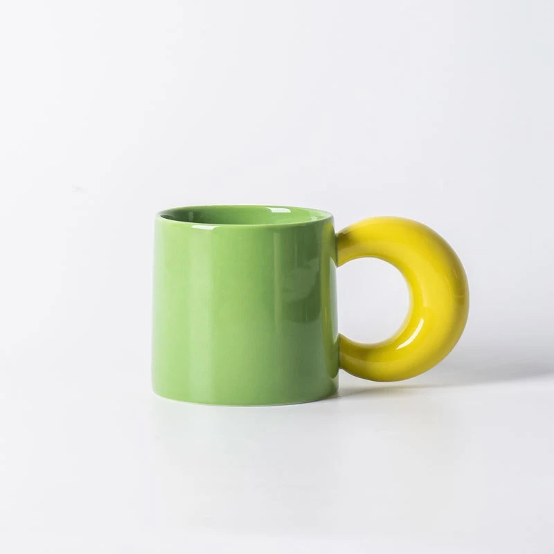 Contrasting Color Ceramic Mug
