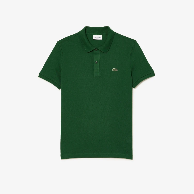 Lacoste Men’s Slim Fit L.12.12 Green Piqué Polo Shirt
