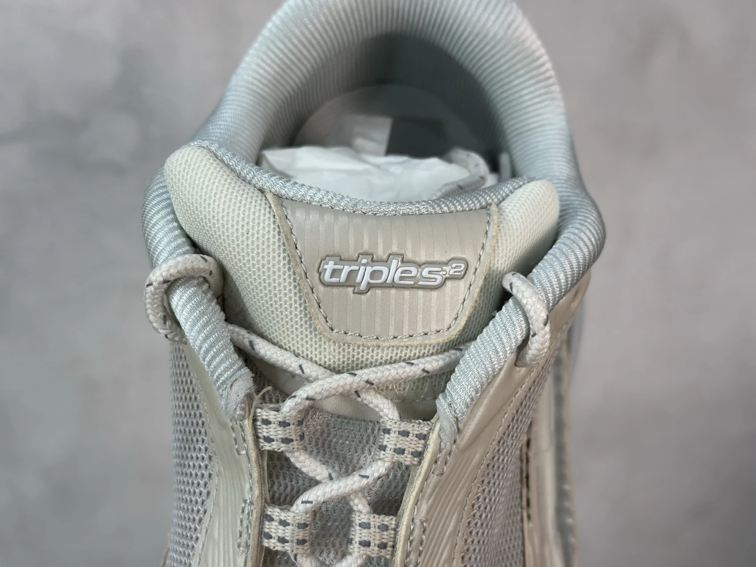 Balenciaga Triple S Off-White Monochrome Luxury Designer Sneaker