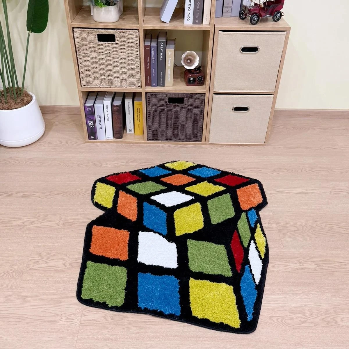 3D Magic Cube Tufted Rug