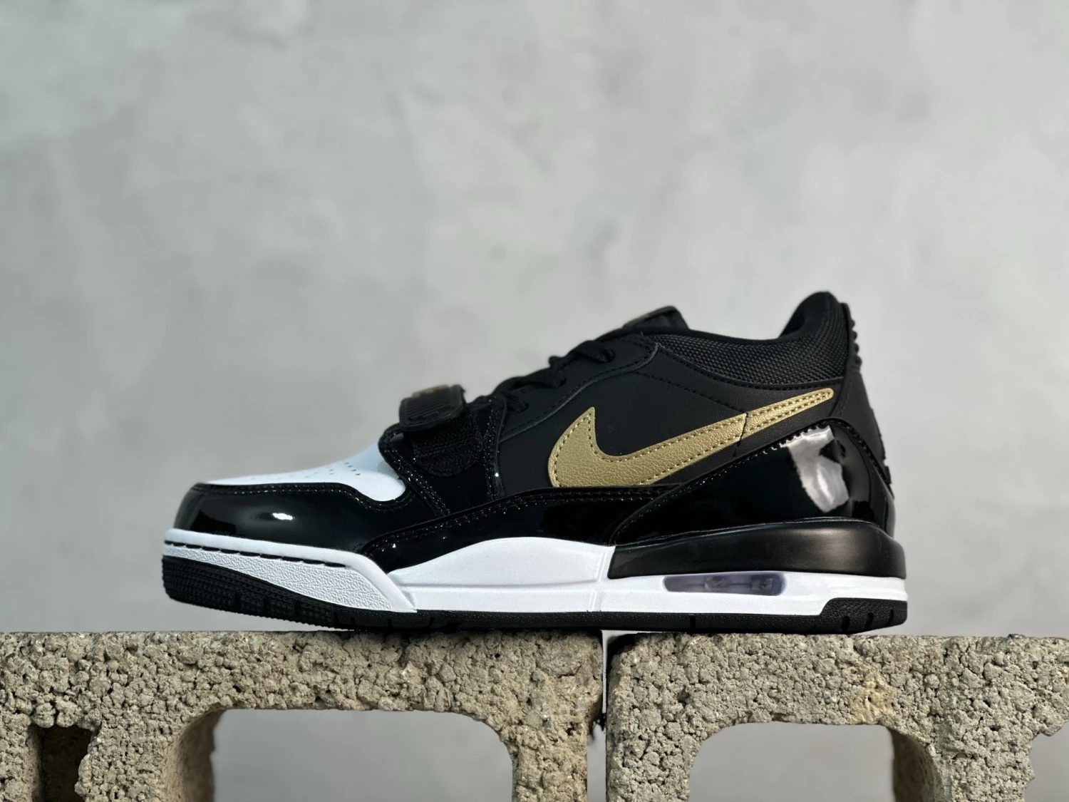 Air Jordan Legacy 312 Low "Black, White & Gold" Premium Sneakers