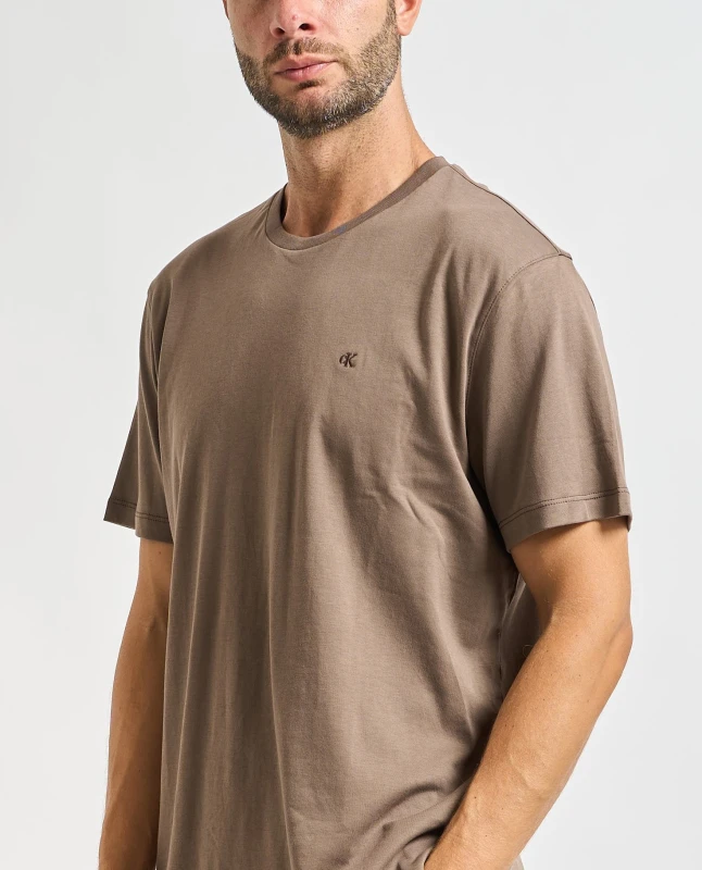 Calvin Klein Jeans Men’s Beige Cotton T-Shirt