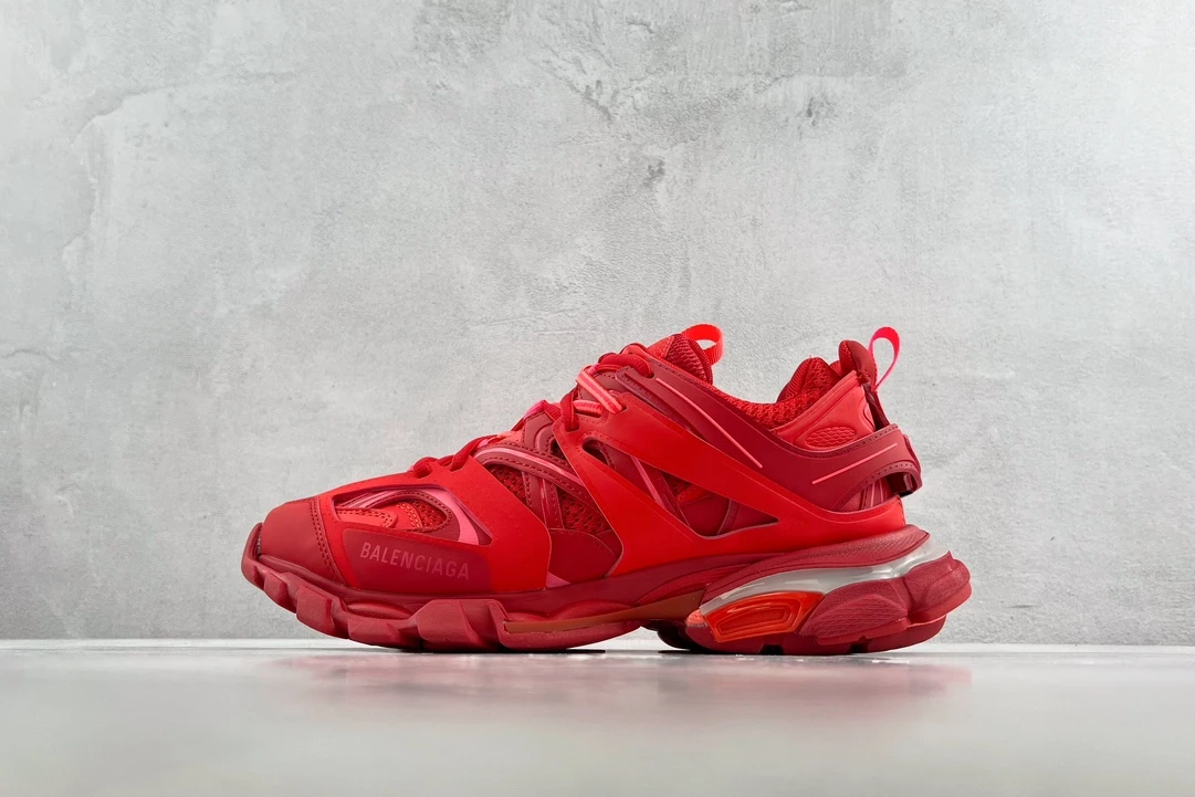 Balenciaga Defender Sneaker Triple Red Luxury Trail Shoe
