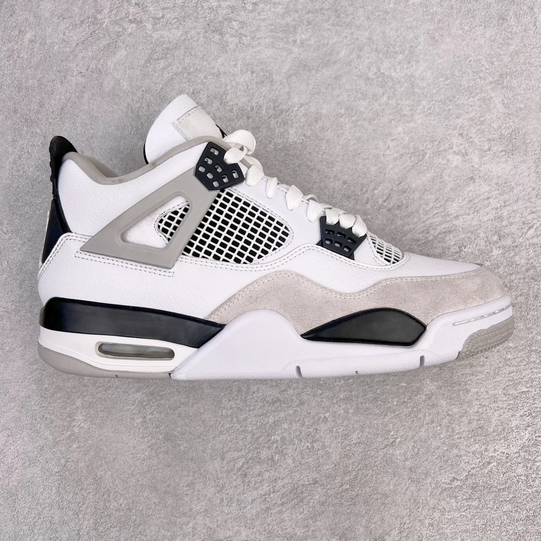Air Jordan 4 Retro White Grey