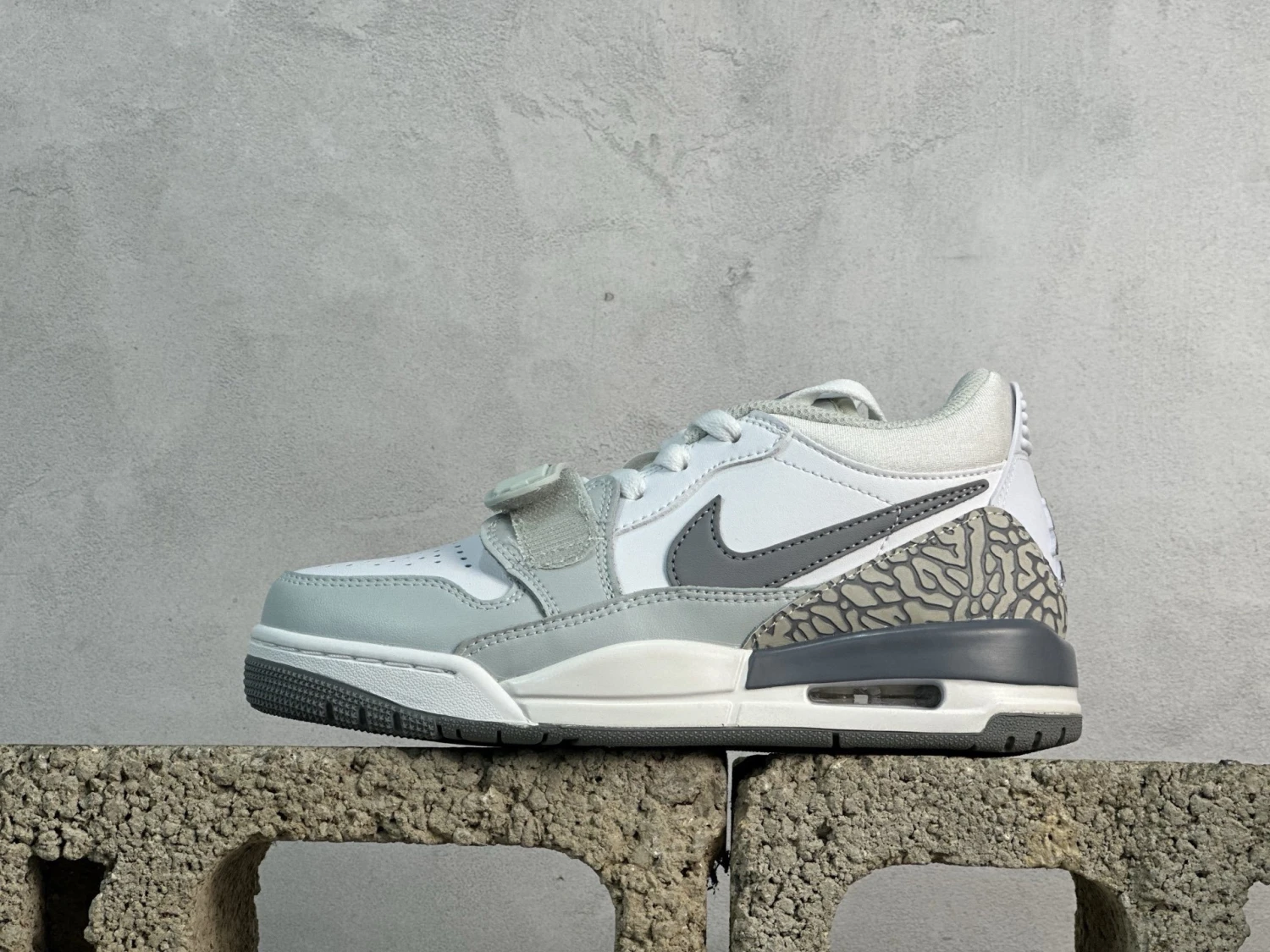 Air Jordan Legacy 312 Low "White, Light Grey & Sage Green" Premium Sneakers