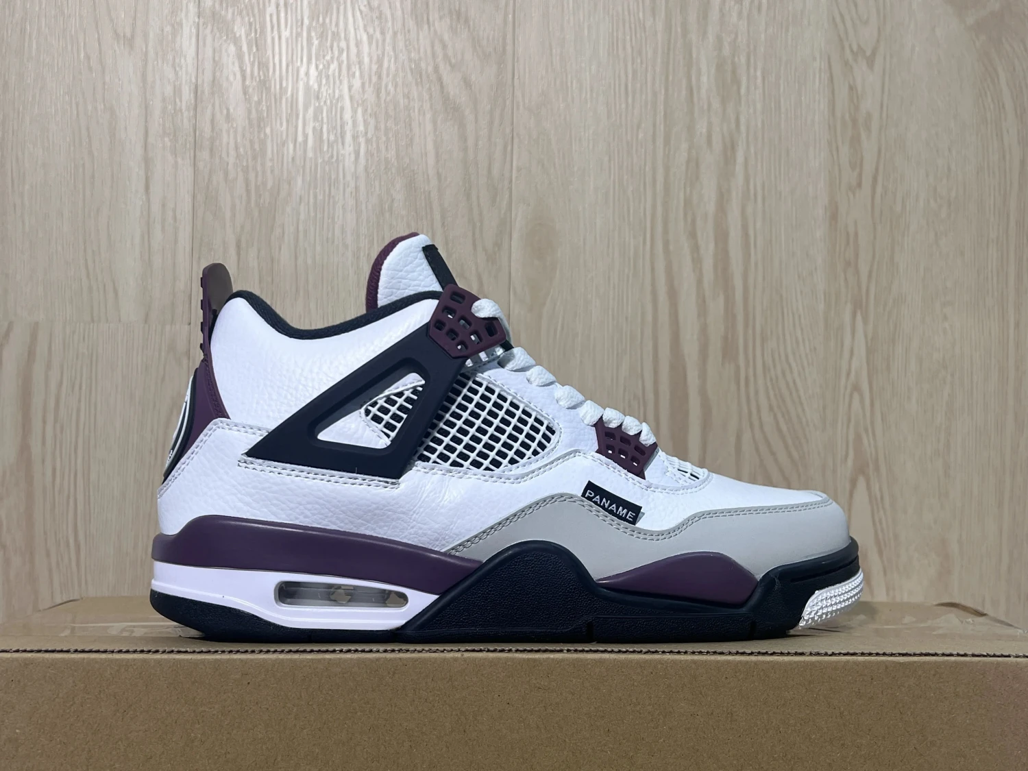 Air Jordan 4 Retro White Burgundy Sneaker – Premium Basketball & Lifestyle Shoe