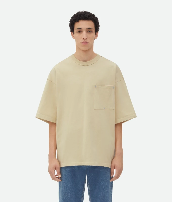 Bottega Veneta Oversize Cotton Jersey T-shirt
